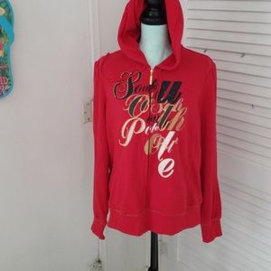 South Pole zip front hoodie